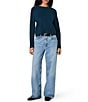 French Connection Babysoft Oversized Crew Neck Long Sleeve Pullover Top - Image 3