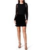 French Connection Caramia Stretch Velvet A-Line Mini Skirt - Image 3