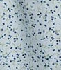 French Connection Echo Floral Print Straight Neck Sleeveless Crepe Dress, Color:Icy Blue Multi - Image 3