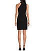 Color:Black - Image 2 - Echo One Shoulder Sleeveless Mini Dress