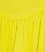 Color:Blazing Yellow - Image 3 - Florida Strappy Sweetheart Neck Sleeveless Side Pocket A-Line Midi Dress