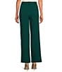 French Connection Harrie High Waisted Wide Leg Suiting Trouser Pants, Color:Evergreen - Image 2