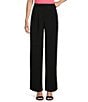 Color:Blackout - Image 1 - Harry Suiting High Waisted Coordinating Wide Leg Pants
