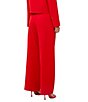 Color:Royal Scarlet - Image 2 - Harry Suiting High Waisted Coordinating Wide Leg Pants