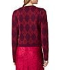 French Connection Koda Knit Argyle Jacquard Crew Neck Pullover Sweater - Image 2