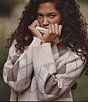 French Connection Koda Knit Argyle Jacquard Turtleneck Long Sleeve Sweater - Image 4