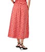 French Connection Madison Crepe Agnes Fleur Button Front Coordinating A-Line Midi Skirt - Image 2