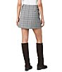 French Connection Matteo Plaid Suiting Double Breasted High Rise Mini Skirt - Image 2