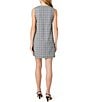 French Connection Matteo Plaid Suiting V-Neck Sleeveless Button Front A-Line Mini Dress - Image 2