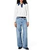 French Connection Maxime Knit Contrast Collared Long Sleeve Sweater - Image 3