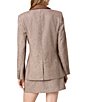 French Connection Naya Herringbone Contrast Notch Lapel Double Breasted Coordinating Blazer - Image 2