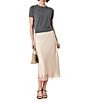 French Connection Nola Fine Knit Round Neck Short Sleeve Sweater - Image 3