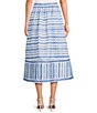 French Connection Printed Structured Taffeta A-Line Coordinating Midi Skirt - Image 2