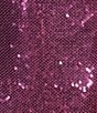French Connection Sadie Stretch Sequin Micro Mini Skirt, Color:Taffy Pink - Image 4