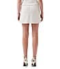 French Connection Structured Tweed Novelty Button Mini Skirt, Color:Classic Cream - Image 2