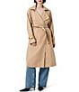 French Connection Trench Twill Collared Long Raglan Sleeve Trench Coat - Image 1