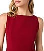 French Connection Whisper Boatneck Sleeveless Mini Dress - Image 4