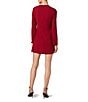 French Connection Whisper Square Neck Long Sleeve A-Line Mini Dress - Image 2