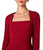 French Connection Whisper Square Neck Long Sleeve A-Line Mini Dress - Image 6
