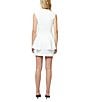 French Connection Whisper Square Neck Sleeveless Peplum Mini Dress, Color:Summer White - Image 2