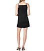 French Connection York Satin Square Neck Sleeveless A-line Mini Dress - Image 2
