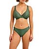 Freya Arizona Wave High Apex Plunge Neck Underwire Bra Swim Top & Arizona Wave High Leg Bikini Bottom - Image 1