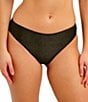 Freya Arizona Lurex Mid Rise Hipster Swim Bottom - Image 1