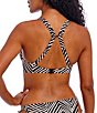 Freya Fiji Falls Sweetheart Neck High Apex Underwire Swim Top, Color:Black - Image 2