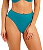 Freya Jewel Cove Solid High Waist Bikini Swim Bottom - Image 1