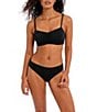 Freya Jewel Cove Solid Non Padded Plunge Neck Tankini Swim Top & Moderate Coverage Bikini Hipster Swim Bottom - Image 2