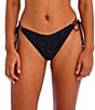 Freya Nomad Nights Crochet High Leg Hipster Side Tie Swim Bottom - Image 6