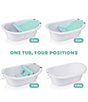 Color:White/Teal - Image 3 - 4-In-1 Grow-With-Me Bathtub