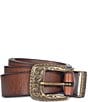 Frye .98#double; Western Leather Belt - Image 1