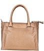 Frye Beige Joy Satchel Bag, Color:Beige - Image 1