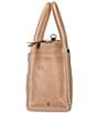 Frye Beige Joy Satchel Bag, Color:Beige - Image 4