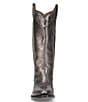 Color:Metallic Dark Pewter - Image 5 - Billy Daisy Pull-On Leather Western Boots