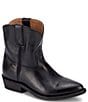 Color:Black - Image 1 - Billy Leather Western Booties