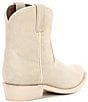 Color:Ivory - Image 2 - Billy Suede Western Booties