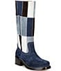 Frye Campus 14L Suede Patchwork Pull On Tall Boots - Image 1