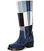 Frye Campus 14L Suede Patchwork Pull On Tall Boots - Image 4