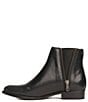 Color:Black - Image 4 - Carly Zip Chelsea Leather Booties