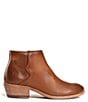 Color:Caramel - Image 2 - Carson Piping Leather Booties
