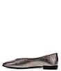 Color:Metallic Dark Pewter - Image 4 - Claire Leather Slip-On Dress Flats