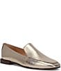 Color:Light Gold - Image 1 - Claire Venetian Leather Loafers
