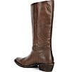 Frye Colleen Tall Pull On Leather Block Heel Boots - Image 3