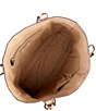 Color:Parchment - Image 3 - Corrine Leather Tote Bag