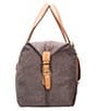 Color:Espresso Burnished - Image 3 - Denver Canvas Weekender Bag