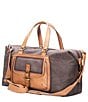 Color:Espresso Burnished - Image 5 - Denver Canvas Weekender Bag