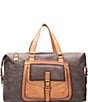 Color:Espresso Burnished - Image 1 - Denver Canvas Weekender Bag