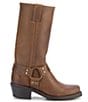 Frye Harness 12R Leather Square Toe Moto Boots, Tan - Image 2